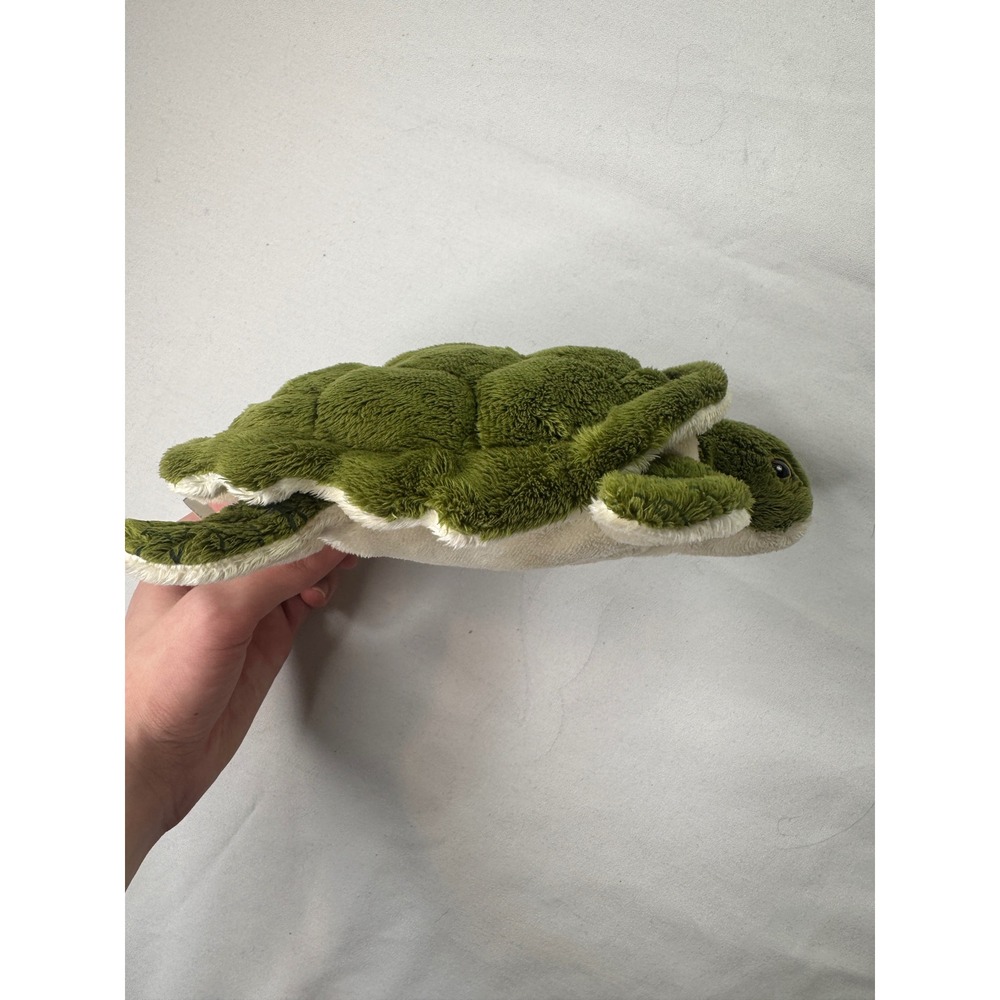 Wishpets Jolene Sea Turtle Plush Green Stuffed Animal Toy 2004 Vintage 10 Inch - Picture 4 of 10